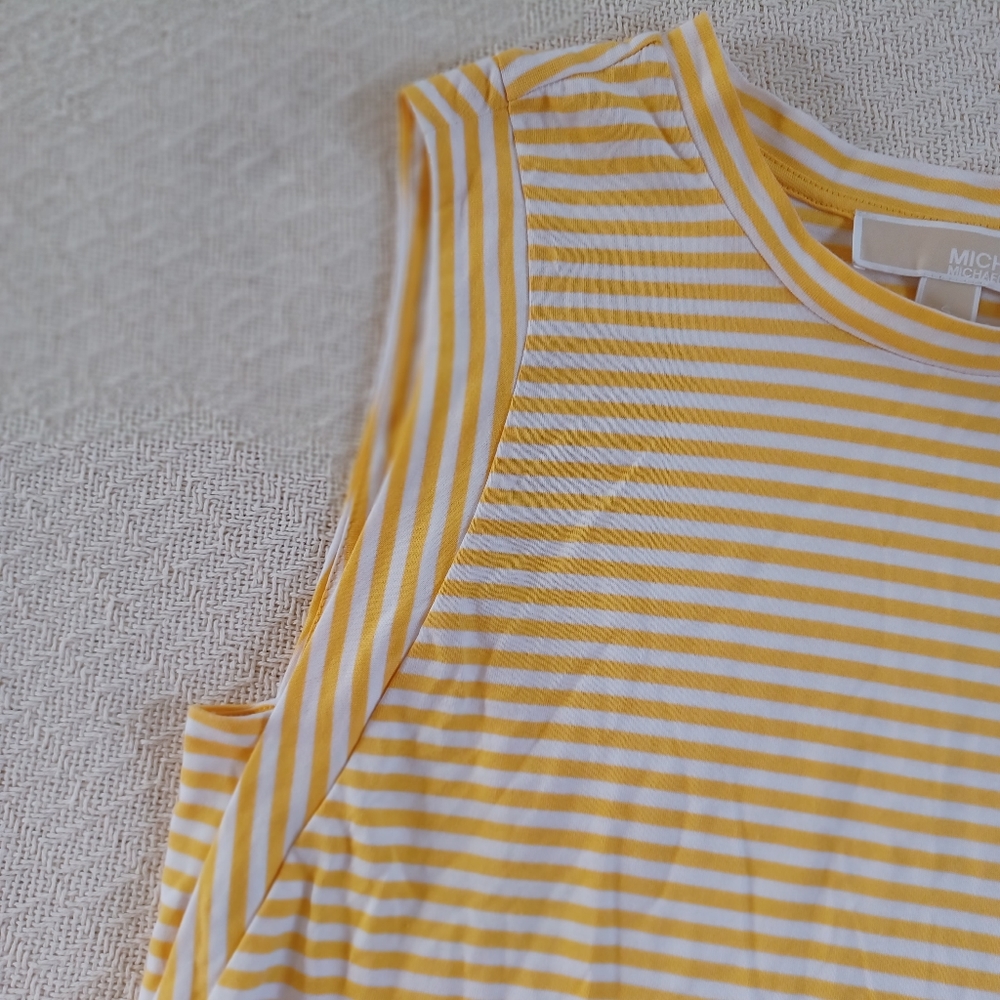 michael kors ♡ striped sleeveless top - Picture 2 of 7